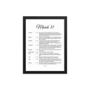 March Birthday Bible Verses Digital Download