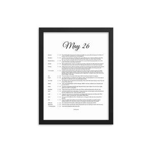 May Birthday Bible Verses Digital Download