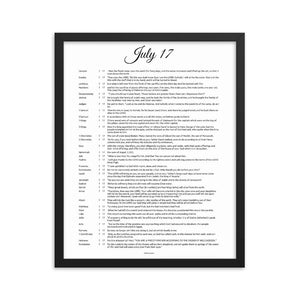 July Birthday Bible Verses Digital Download