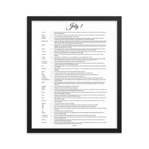 July Birthday Bible Verses Digital Download