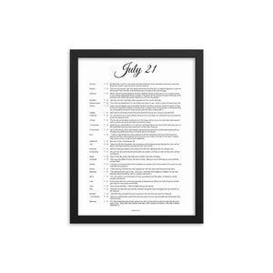July Birthday Bible Verses Digital Download