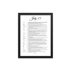 July Birthday Bible Verses Digital Download