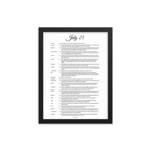 July Birthday Bible Verses Digital Download
