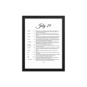 July Birthday Bible Verses Digital Download