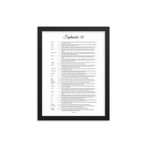 September Birthday Bible Verses Digital Download