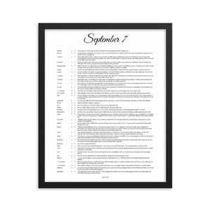 September Birthday Bible Verses Digital Download