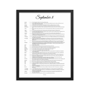 September Birthday Bible Verses Digital Download