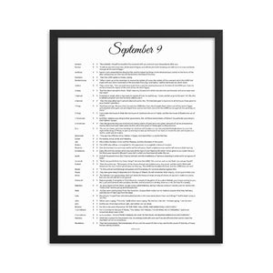 September Birthday Bible Verses Digital Download
