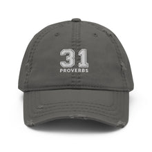 Load image into Gallery viewer, Proverbs 31, Distressed Women&#39;s Ball Cap
