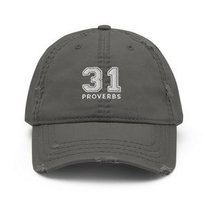 Proverbs 31, Distressed Women's Ball Cap