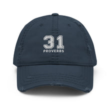 Load image into Gallery viewer, Proverbs 31, Distressed Women&#39;s Ball Cap
