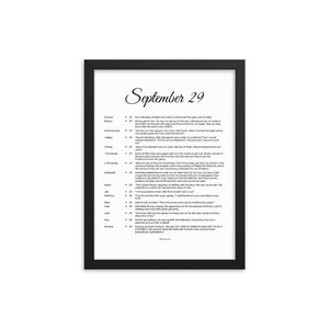 September 29 - All Bible Books, Chapters and Verses for 9:29