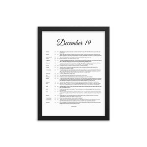 December 19 - All Bible Books, Chapters and Verses for 12:19