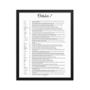 October 7 - All Bible Books, Chapters and Verses for 10:7