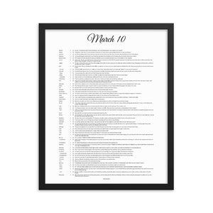 March 10 - All Bible Books, Chapters and Verses for 3:10