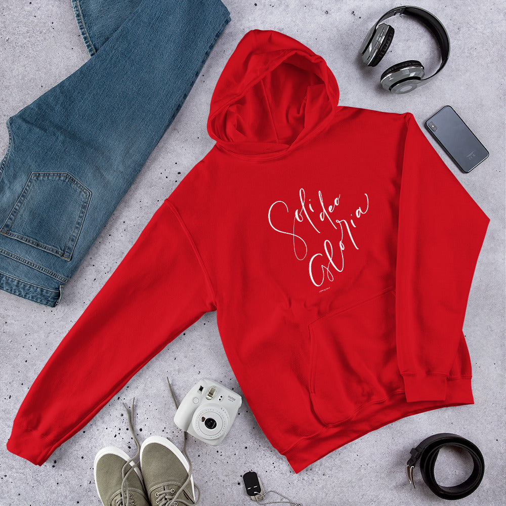 Soli Deo Gloria Glory to God Christian Hoodies for Women Faith Hoodie Scripture Hoodie Bible Verse Hoodie Mom Pajamas Life Prep Tools