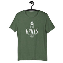 Load image into Gallery viewer, Jesus Grills, Be Like Jesus - John 21:8-9 - Unisex T-Shirt
