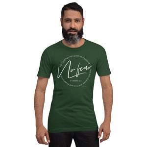 "2 Timothy 1:7 - No Fear" Short-Sleeve Unisex T-Shirt