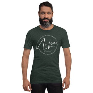"2 Timothy 1:7 - No Fear" Short-Sleeve Unisex T-Shirt